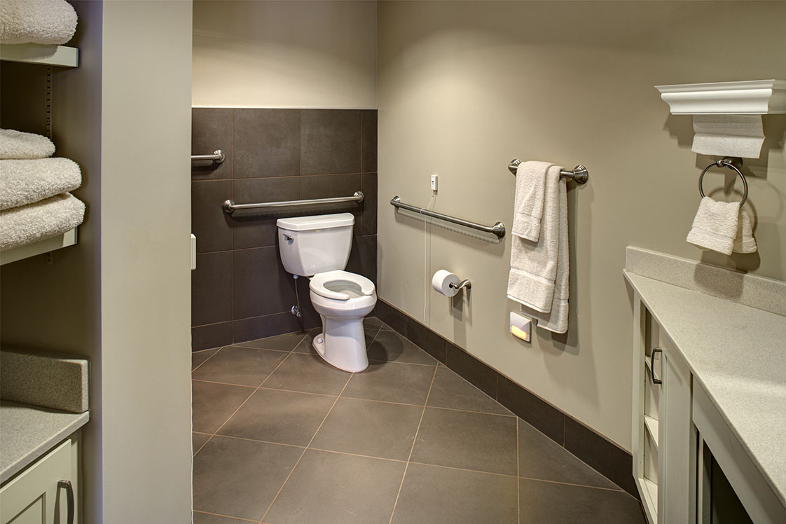 Cohen Rosen House Memory Care Design THW Senior Bathroom 